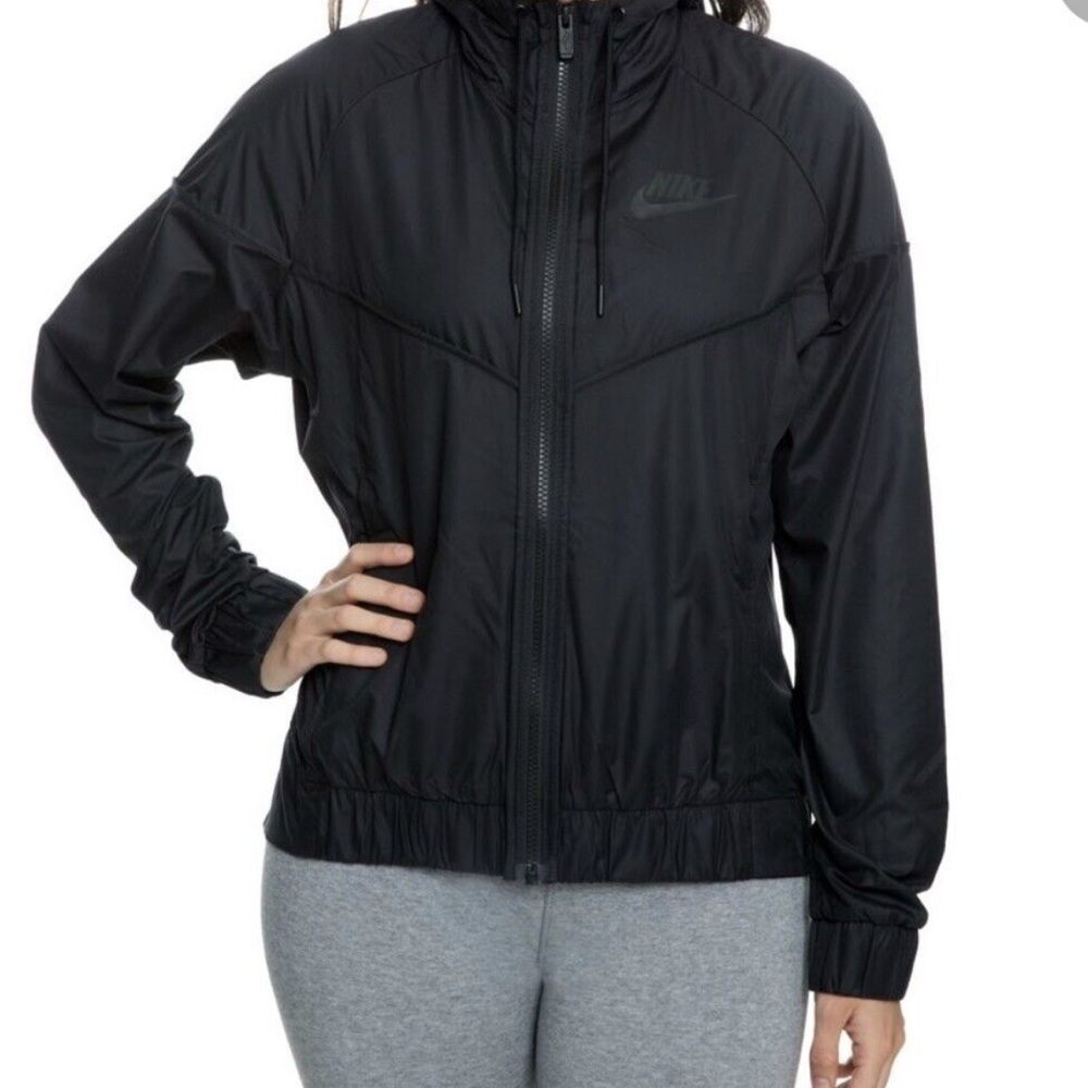 Nike Black Utility Jacket with Chevron Seaming